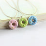 Fresh Ceramic Donuts Unisex Pendant