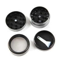 Stainless Steel Coin Shape Herb Pattern Cigar Magnetic Pack - sparklingselections