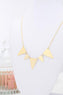 Simple choker necklace Charm Triangles  Pendant necklace For Women