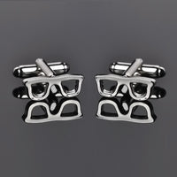 Luxury Glasses Eye Elegant French Wedding & Business Cuff link