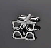 Luxury Glasses Eye Elegant French Wedding & Business Cuff link