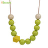 Handmade Polygon Wood Beads Bohemia Necklace