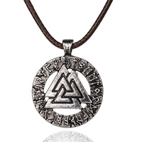 Odin's Symbol of Norse Vikings Pendant Necklace for Women