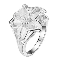Silver Plated Leaf Ring for Women