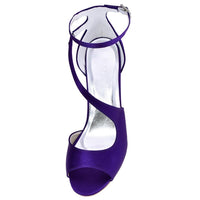 Woman High Heel Ankle Strap Sandals for party ware - sparklingselections