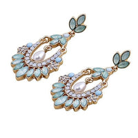 Women Flower Chandelier Earrings - sparklingselections