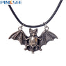 Retro Angle Wing Bat Pendant Necklace for Men