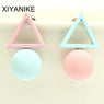 Fashionable Candy Color Stud Women Earrings