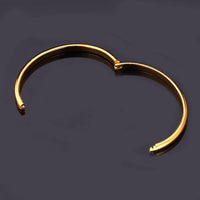 Gold Color Bangle Round Bracelets Bangles - sparklingselections