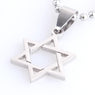 Hexagram 316L Stainless Steel Small Bead Chain Pendant Necklaces For Men Women Necklace jewelry