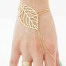 Punk Handcuff Charm Leaf Bracelets for Women (SL192)