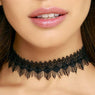 Hollow Out Black Choker Necklace For Women