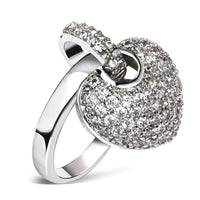 Heart shape Beautiful Cubic Stone Wedding Ring