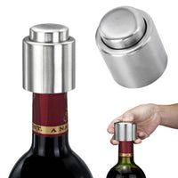 Stainless Steel Vacuum Sealed Red Wine Storage Bottle Stopper - sparklingselections
