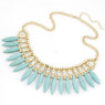 Fashion Crystal Chunky Statement Bib Pendant  Necklace