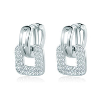 Zirconia Crystal Small Huggie Hoop Earrings for Womens