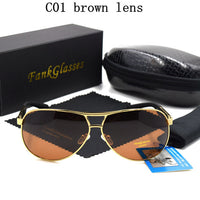 Men's brand designer polarized sunglasses for Male