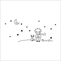 Brand New Little Prince With Fox Moon Star Home Decor Wall Sticker Kids Room Decor Posters