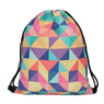 new multi triangle color printing bag for outdoor