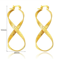 Gold Color Unique Spiral Earrings for Women - sparklingselections
