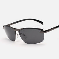 Men's Rectangle UV400 Polarized Lens Sunglasses for Men