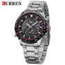 new casual stainless steel luxury male wrist watch