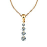 Crystal Long Water Drop  Pendant Necklace
