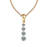 Crystal Long Water Drop  Pendant Necklace