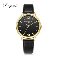 Black Roman Numerals Women Watches