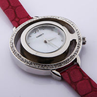 Women Fashion Dress Quartz Analog Red Leather Watch Wedding Casual Watches - sparklingselections