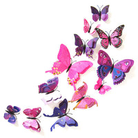 3D PVC Home Decor Butterfly Wall Stickers