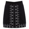 new Embroidery High Waist Short Skirt size sml