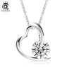 Sterling Silver Heart Pedant Necklace