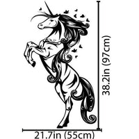 Unicorn Horse Wall Sticker For Kids Room