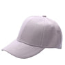 new Men Plain Curved Visor Adjustable Hat