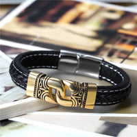 Male Bracelet Leather Rope Bracelets - sparklingselections