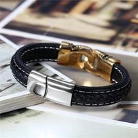 Male Bracelet Leather Rope Bracelets - sparklingselections