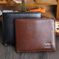 new Men fashion short design leather wallet - sparklingselections
