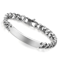 Unisex Stainless Steel Bangle Bracelet - sparklingselections