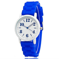 Candy Color Silicone Watches Ladies Casual Silicone Luxury Quartz Wristwatches For Women's Jewelry