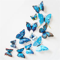 3D Butterfly Home  Wall Stickers 12 pcs