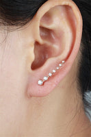 Gold Color Meteor Star Stud Earrings For Women - sparklingselections