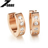 Cubic Zirconia Women Hoop Earrings