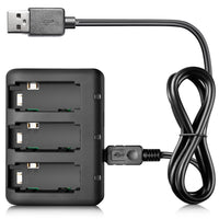 New 2-in-1 3 Channel USB Battery Charger - sparklingselections