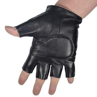 Men Fingerless  Half Finger Glove - sparklingselections