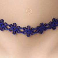 Vintage Flower Choker Short Necklace for Women (NR3341)