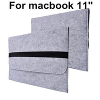 new Felt Sleeve Handle Carrying Laptop Cover Bag for MacBook Pro size 1113 - sparklingselections