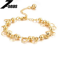 Luxury Gold Color Bead Bracelets For Girl - sparklingselections