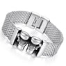 Double Gloves Men Stainless Steel Bracelet