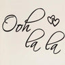 Ooh La La Bathroom Vinyl Art Stickers For Tile Wall